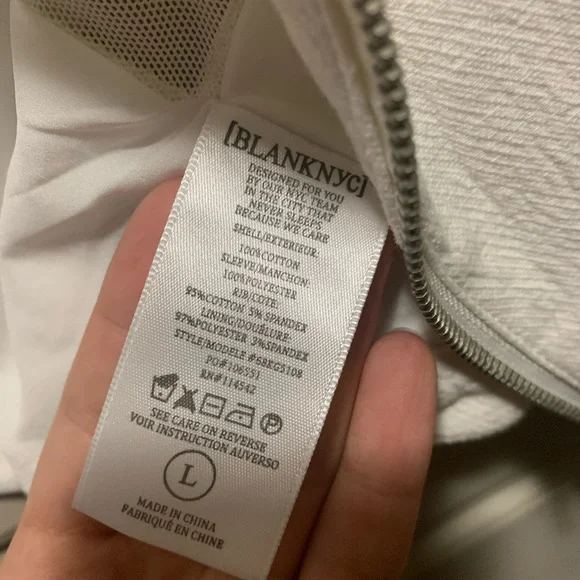 Blank NYC white mesh jacket - Picture 7 of 8